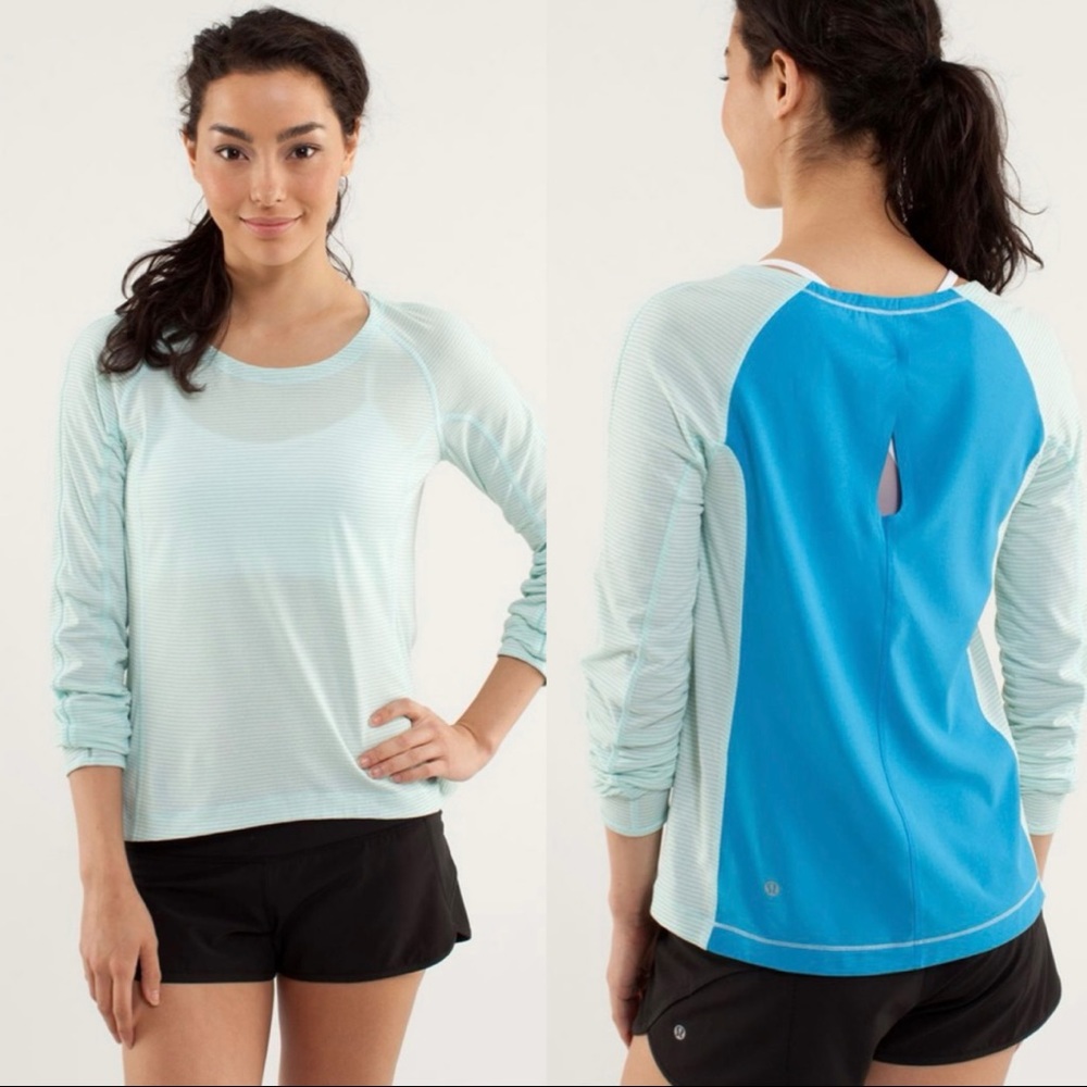 Lululemon Silver Lining Long Sleeve Size 8